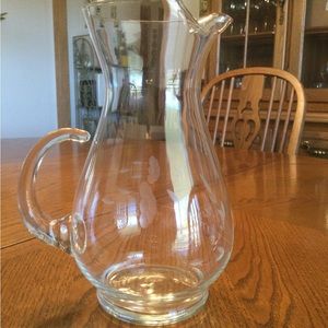 Princess House Crystal 72 Ounce Pitcher Heritage Pattern